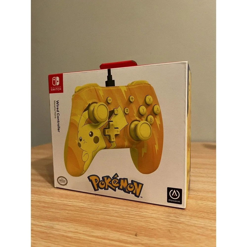PowerA Wired Controller Nintendo Switch - Pokémon Pikachu Static Gamepad Yellow